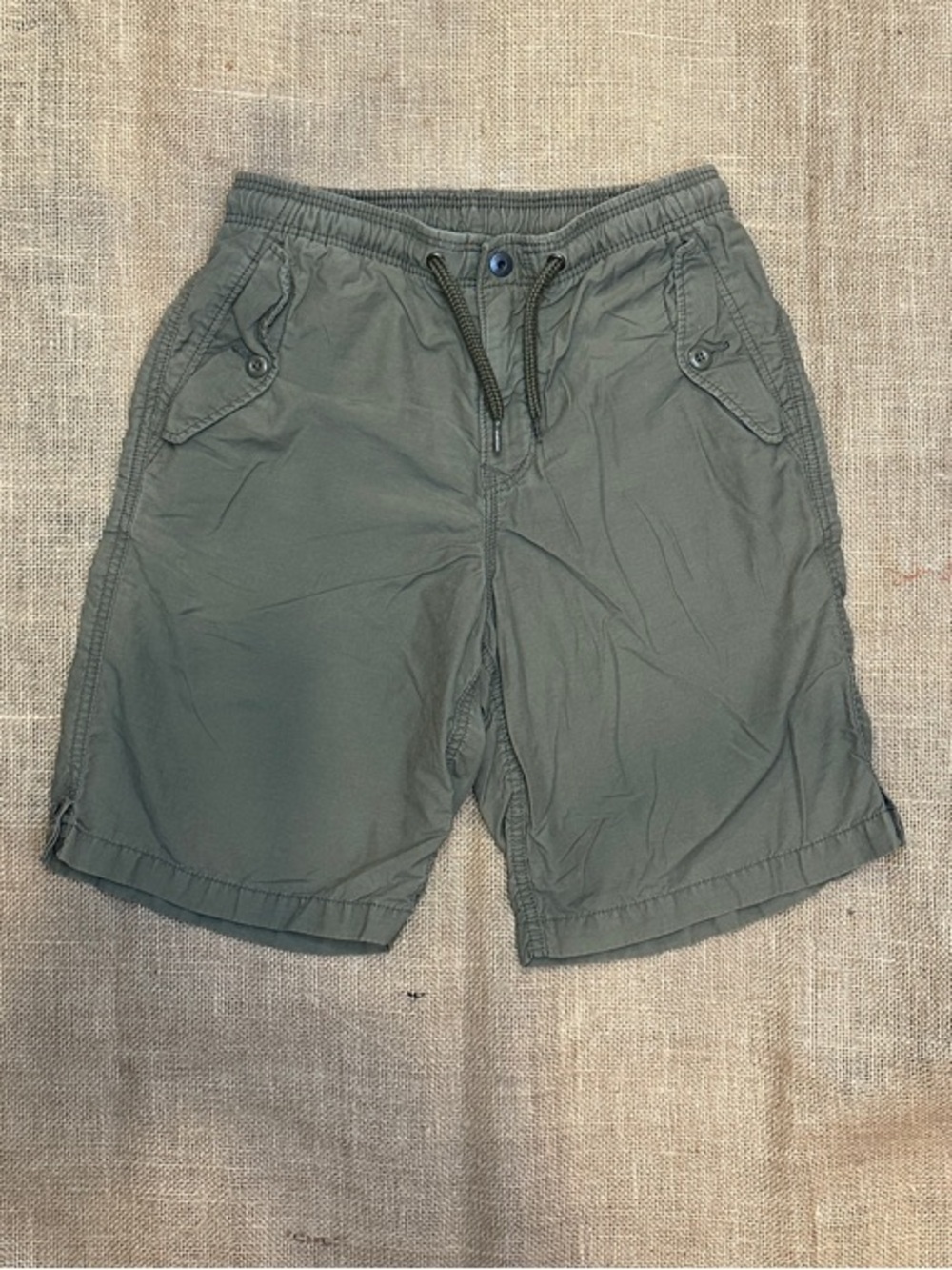 GAP Olive Green Drawstring Cargo Shorts
